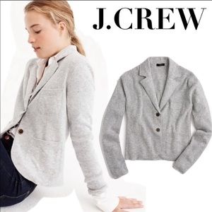 Jcrew Sweater Blazer Grey, size small, EUC